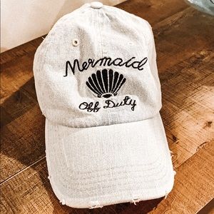 NWT “Mermaid Off Duty” denim hat